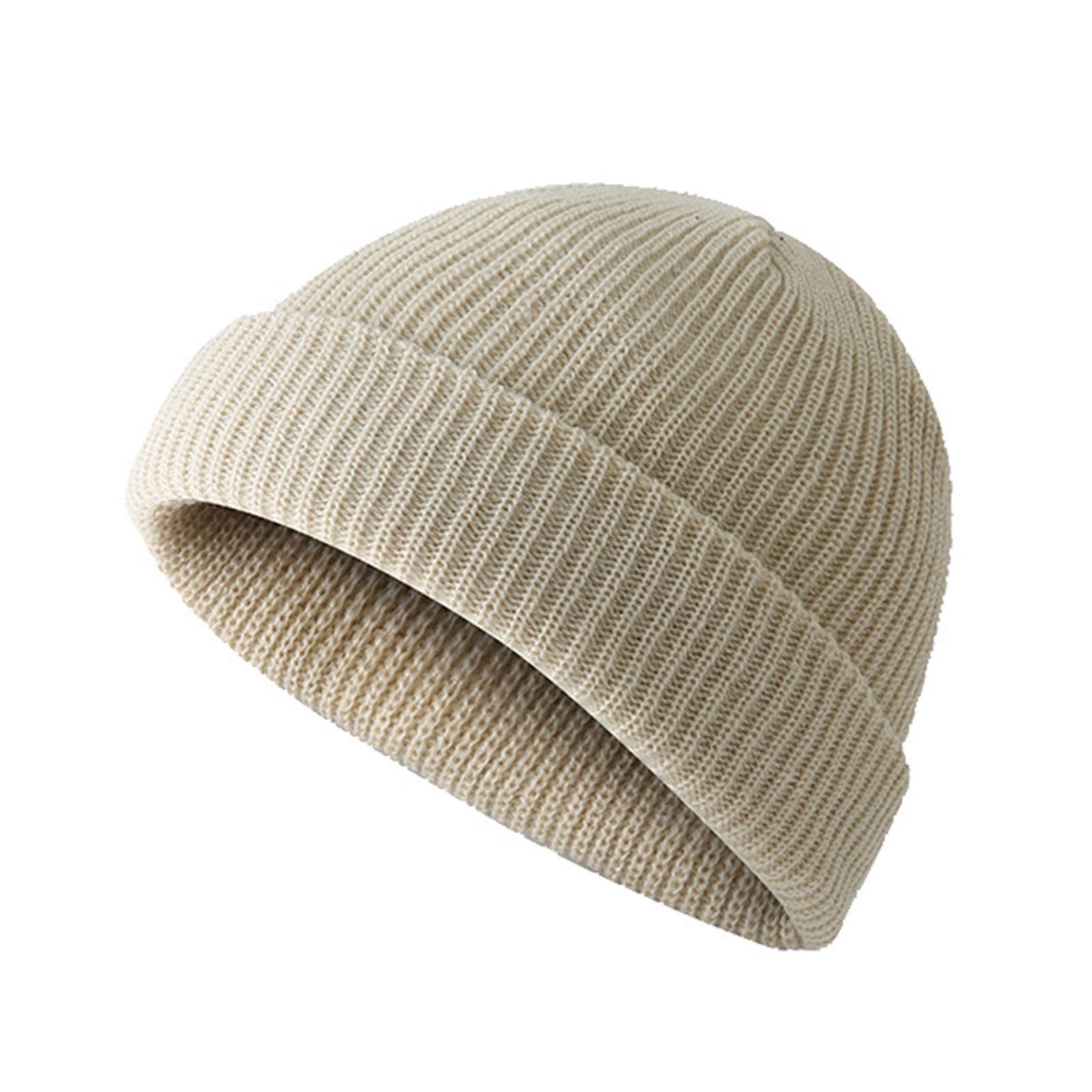 thumbnail image 2 of Gorro de punto unisex para invierno con pompón sintético - Gorro cálido de mezcla de lana, talla única, para hombres y mujeres adultos, 2 of 2